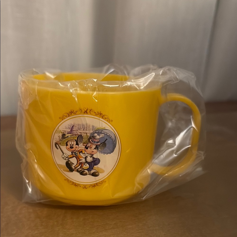 Tokyo Disneyland Hotel Yellow Cup with Logo